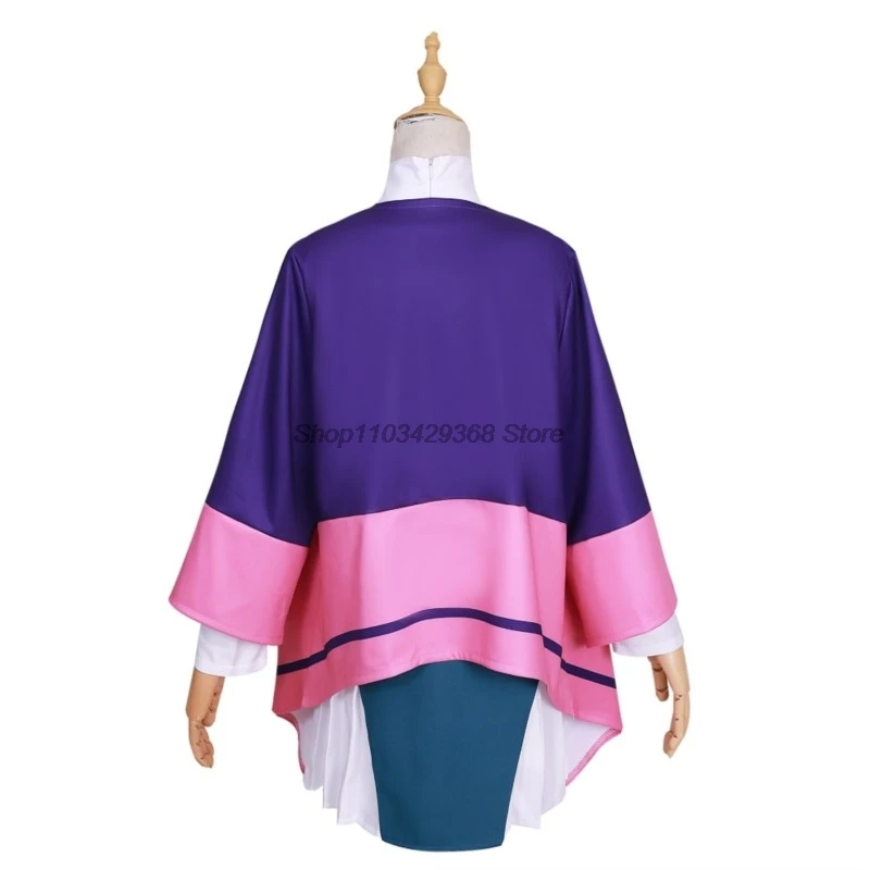 Красочный костюм для косплея на Хэллоуин с лунным свечением платья Мэй Ким