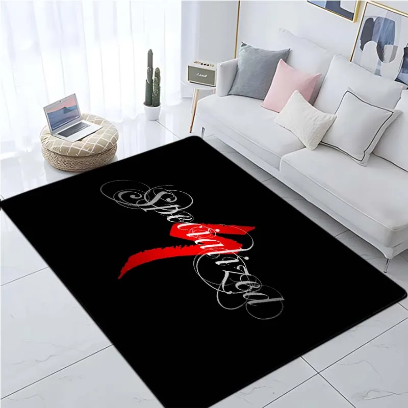 

Bicycle professional pattern printed carpet Carpet, wear-resistant and anti-skid living room carpet