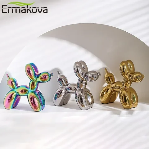 Керамическая статуэтка собака из воздушного шара Ermakova