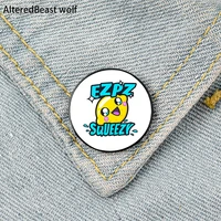 ezpz lemon squeezy printed pin custom funny brooches shirt lapel bag cute badge cartoon cute jewelry gift for lover girl friends