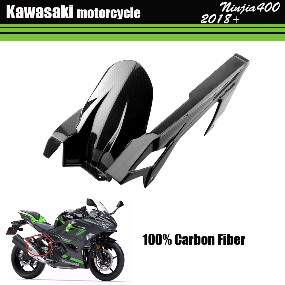 

Крыло для заднего крыла мотоцикла из углеродного волокна для Kawasaki Ninja400 2018 2019 2020