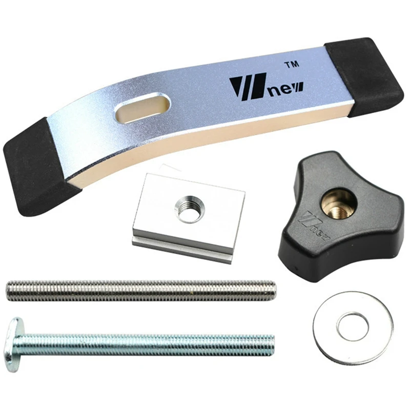 

New Woodworking Ruter Table T Track Metal Quick Acting Hold Down Clamp Set for T-Slot T-Track Woodworking Tool