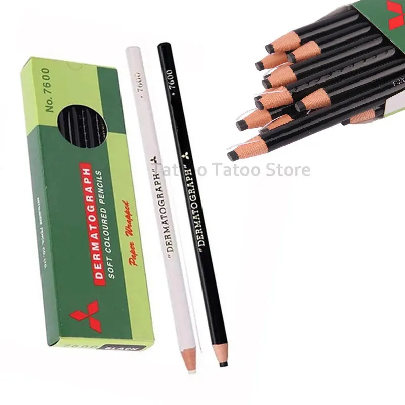 

2pcs Black Eyebrow Marker Pencil Waterproof for Microblading Eyebrow Makeup Tools Positioning Marker Pen PMU Tattoo Supplie