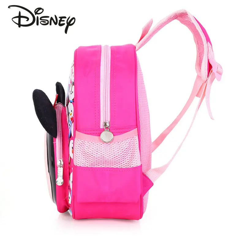 Disney Mickey Minnie New Children's School Bag Cartoon Cute Children's Backpack 3D High Quality Fashion Casual Girls' Backpack
