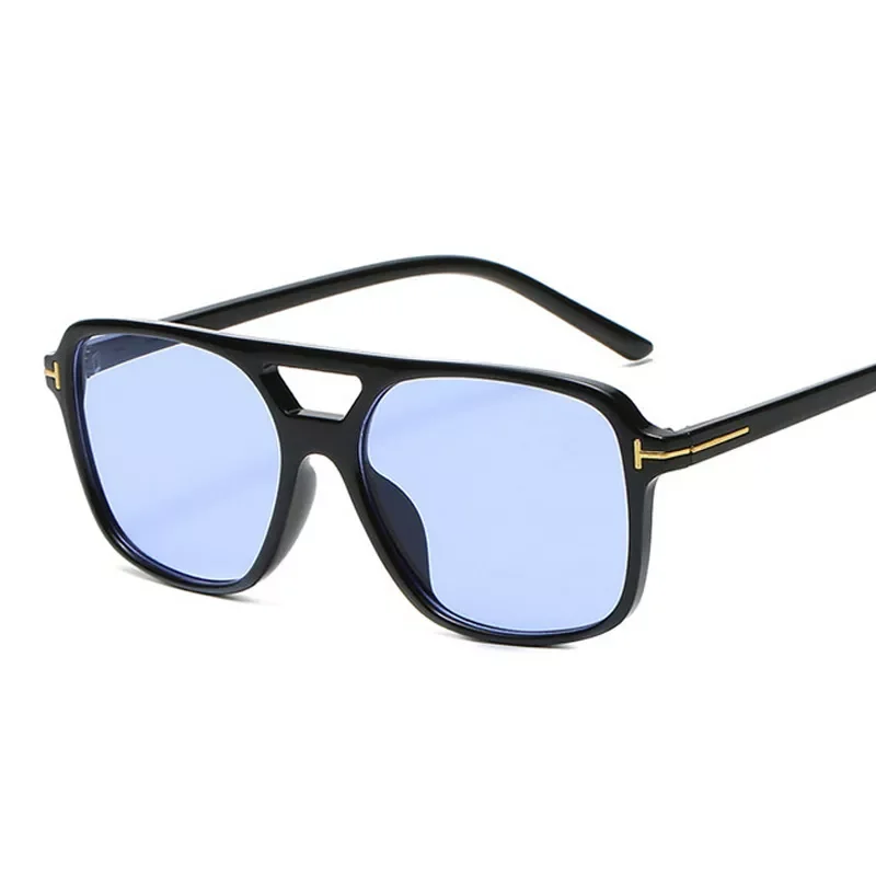 

New Fashion Big Frame Square Sunglasses Women Vintage Brand Sun Glasses Female Candy Colors Mirror Retro Designer Shades