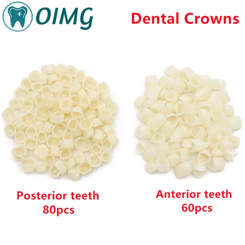 

Dental Crowns Oral Teeth Whitening Anterior Molar Crown Resin Porcelain Temporary Teeth crown Dental Lab Dentist Tools