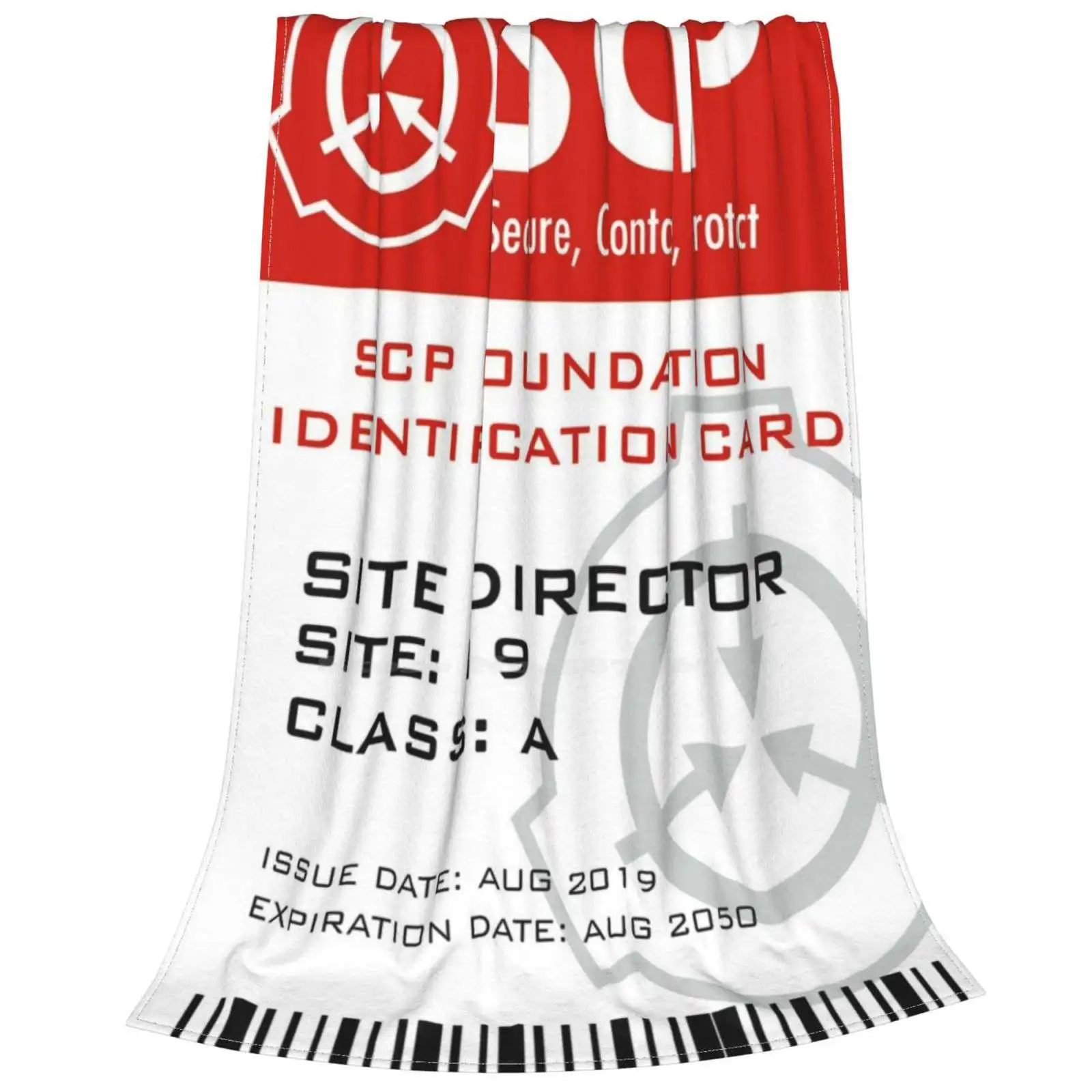 Значок режиссера на площадке Scp Foundation модное мягкое теплое одеяло основание для