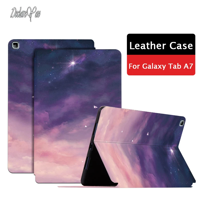 

Чехол для Samsung Galaxy A7 10,4 дюймов, кожа, с подставкой, мягкий