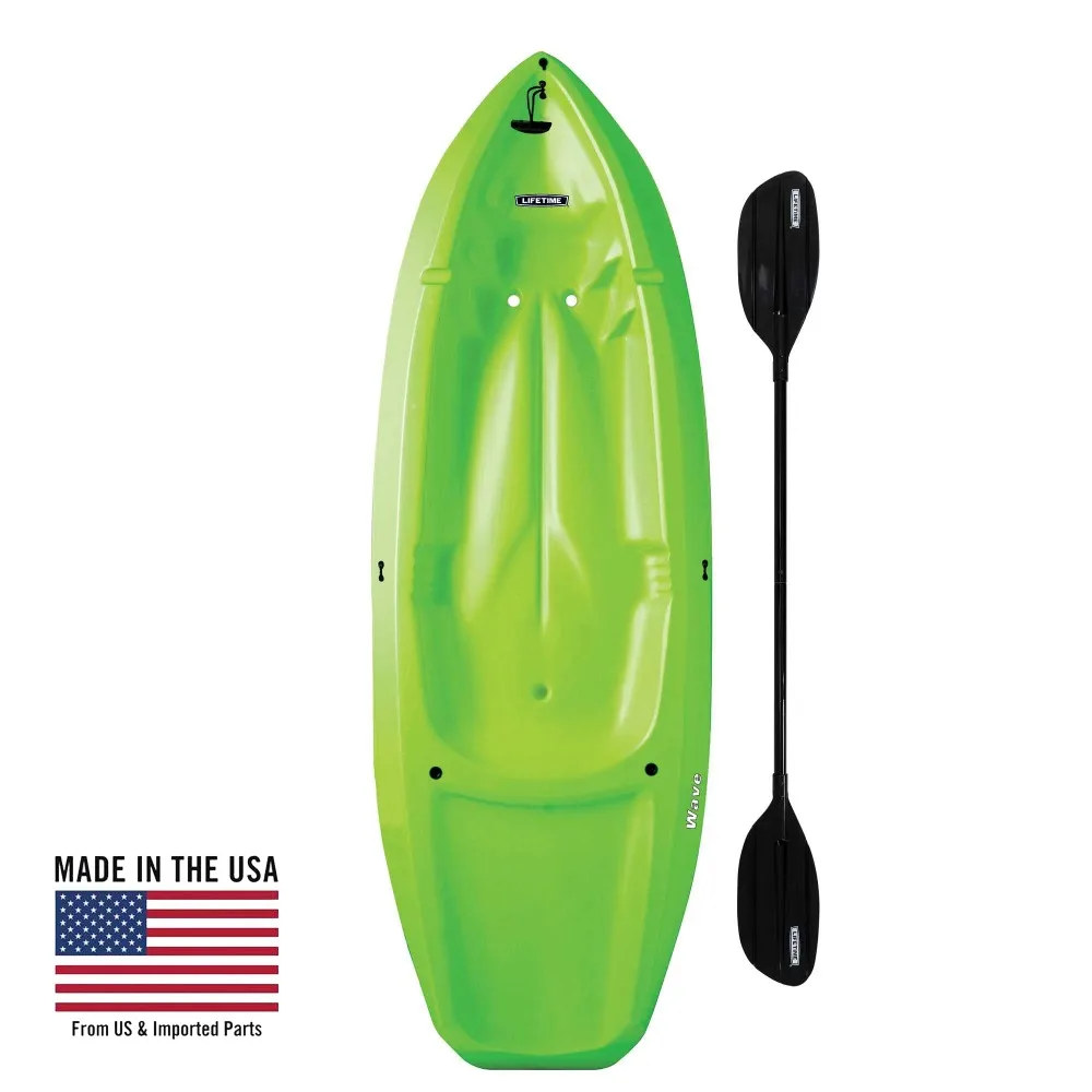 

Wave 6 Ft Youth Kayak, Boating & Kayaking Lime Green