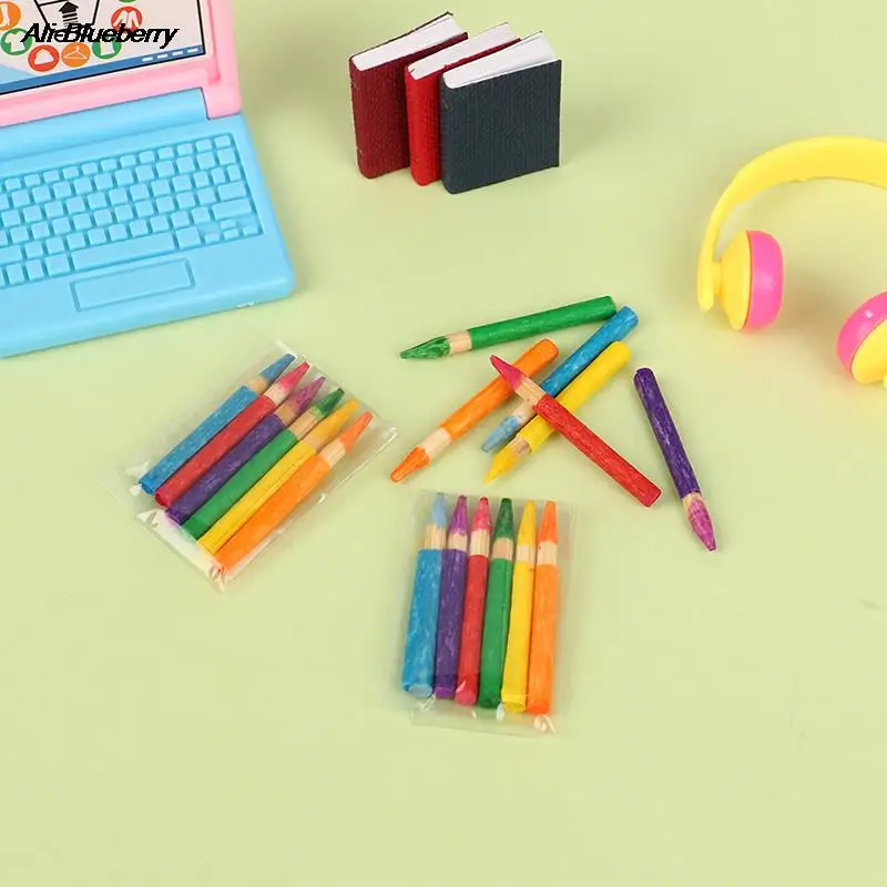 Crayon Model Living Scene Decor Toy Doll House Accessories