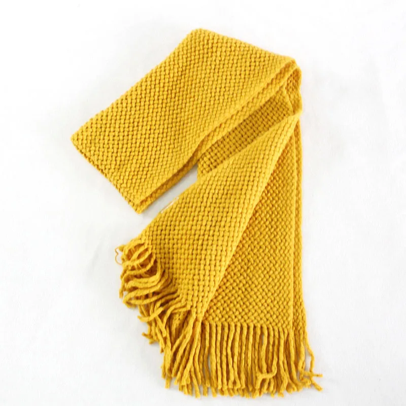 

Shawl scarf autumn and winter thickened women's scarf bib black