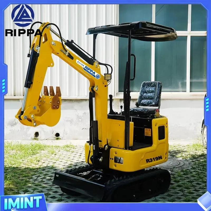 Фото Мини-экскаватор Rippa R319N: Официальная единая розничная цена, двигатель EPA, гусеничный экскаватор для фермерских работ, новый бытовой экскаватор №3