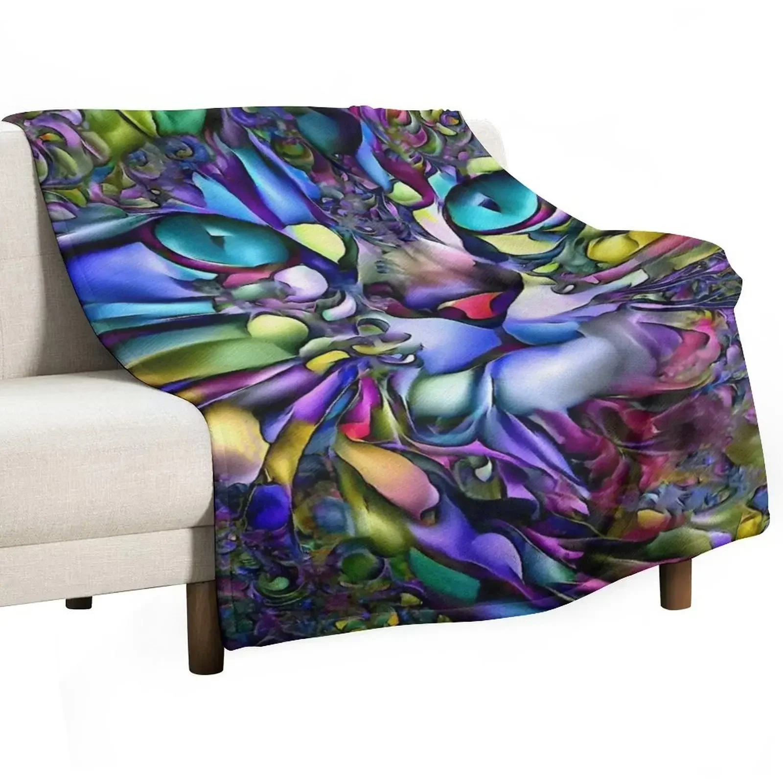 Одеяло Andyna Pacific gat cat chat kitty декоративное летнее одеяло