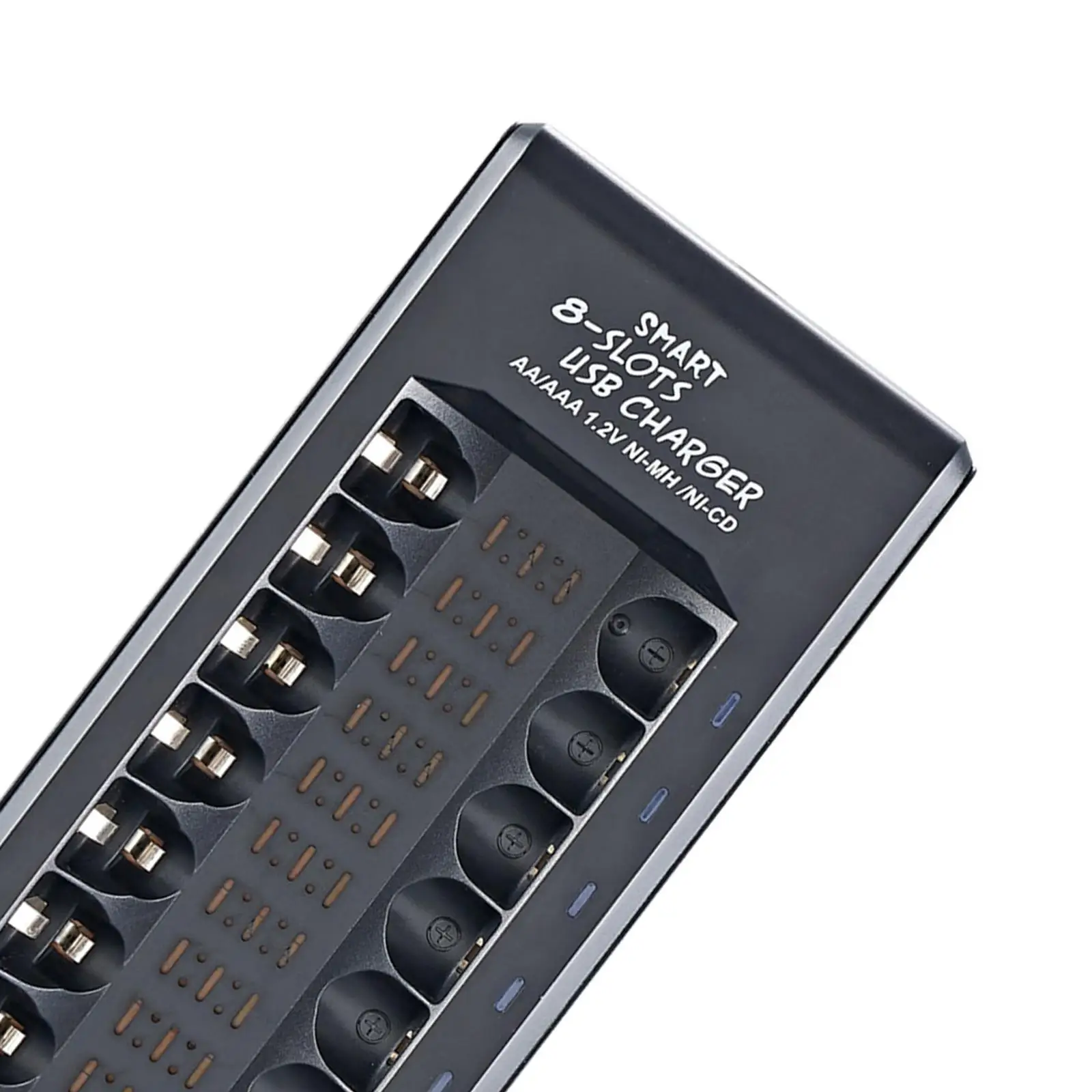 

Умное 8-слот 1 2V Ni-MH AA AAA аккумуляторное зарядное устройство USB легко носить с собой