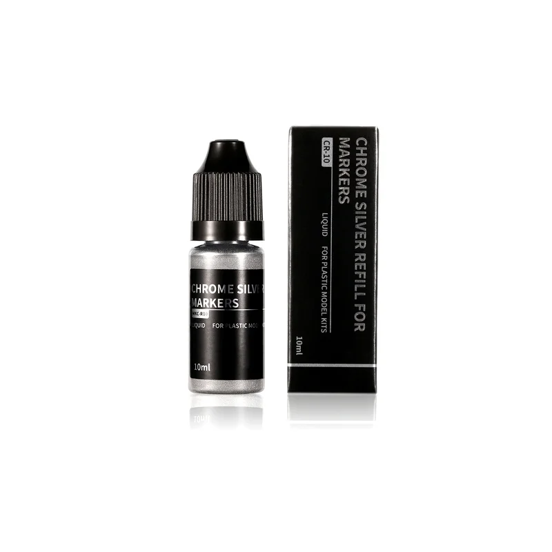 DSPIAE CR-10 10ml Chrome Silver Marker Refill Airbrush Spray Painting Tool Model Building Tools for Gundam Hobby DIY - купить по