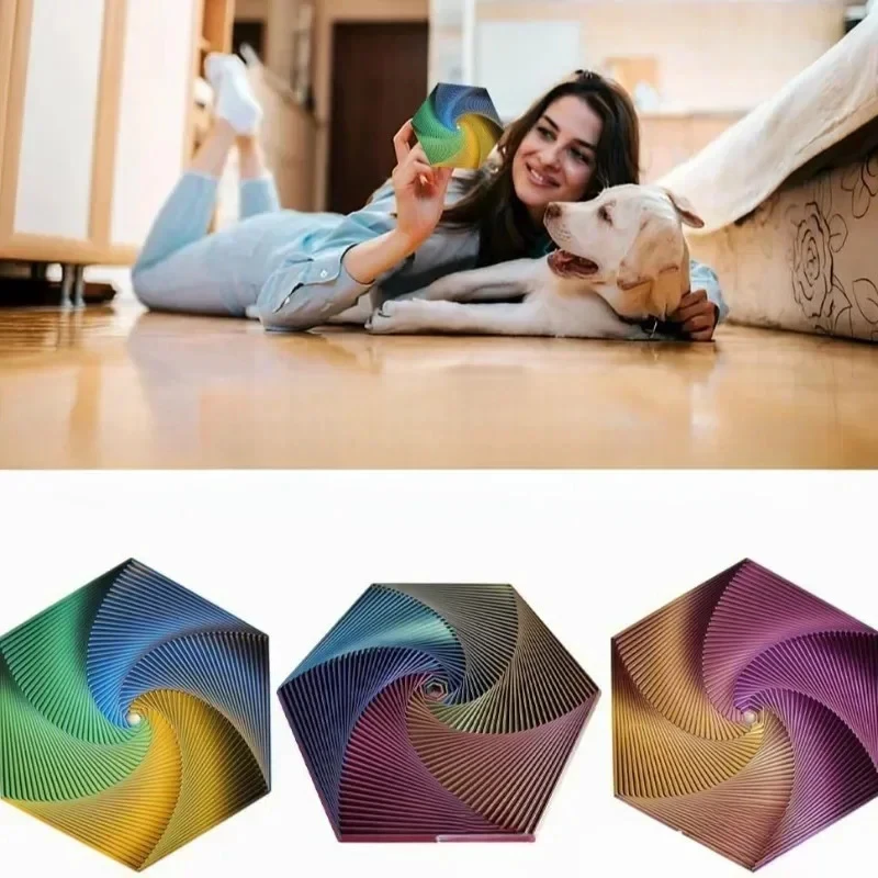 Фрактальная шестиугольная декомпрессионная игрушка 3D-печать настольная для