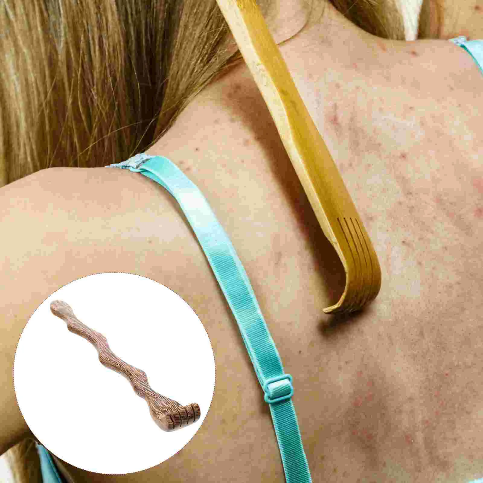 

Scratcher Tool Wood Massagerlong Wooden Scratch Tickle Shaped Snake Handle Assistant Relief Itching Body Extendable Scratchers