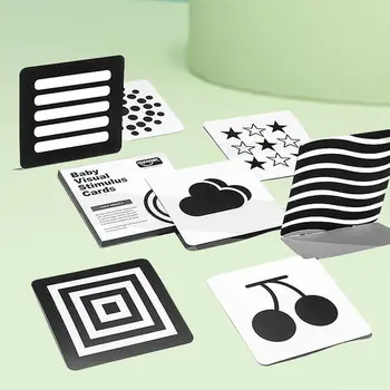 Black White Color Cards Early Educational Baby Visual Training Card Animal Cards Baby Infant Gift For Children Cognition Toy 1