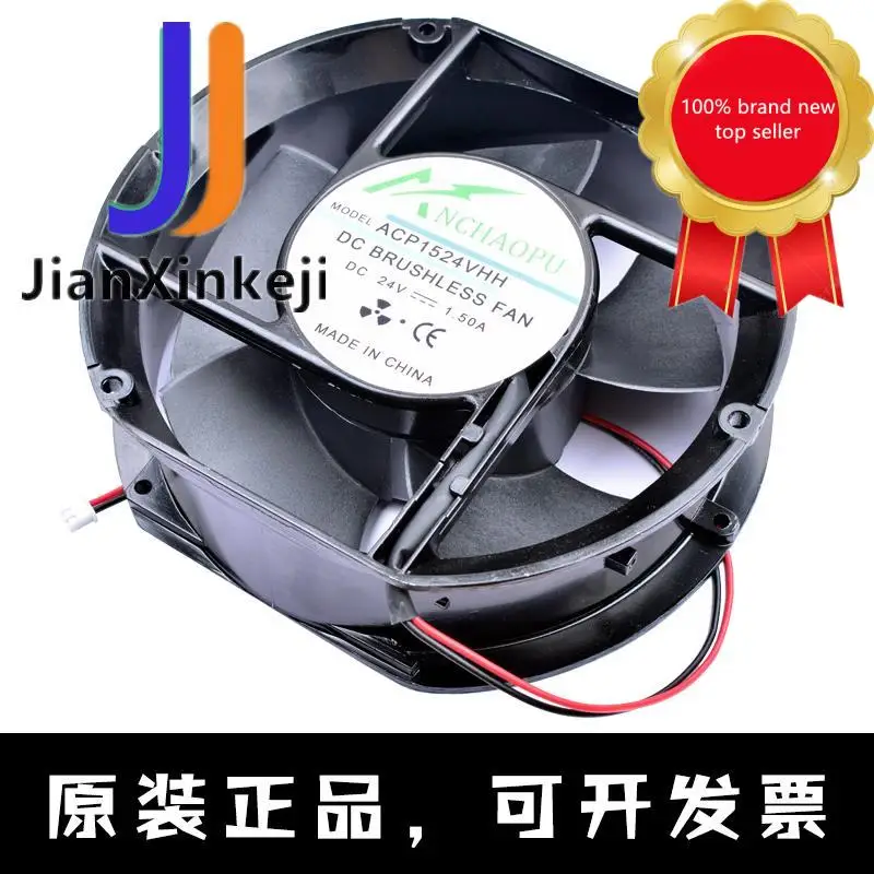 

1pcs 100% orginal new ACP1524VHH 17cm 17251 DC24V 1.50A metal cabinet high temperature resist inverter cooling fan