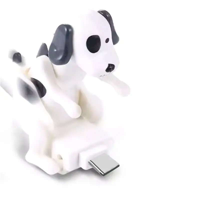 Фото Забавный USB-кабель для зарядки FULL-4X Humping Dog: быстрая зарядка Type-C, новый аксессуар для телефона и средство снятия стресса №3