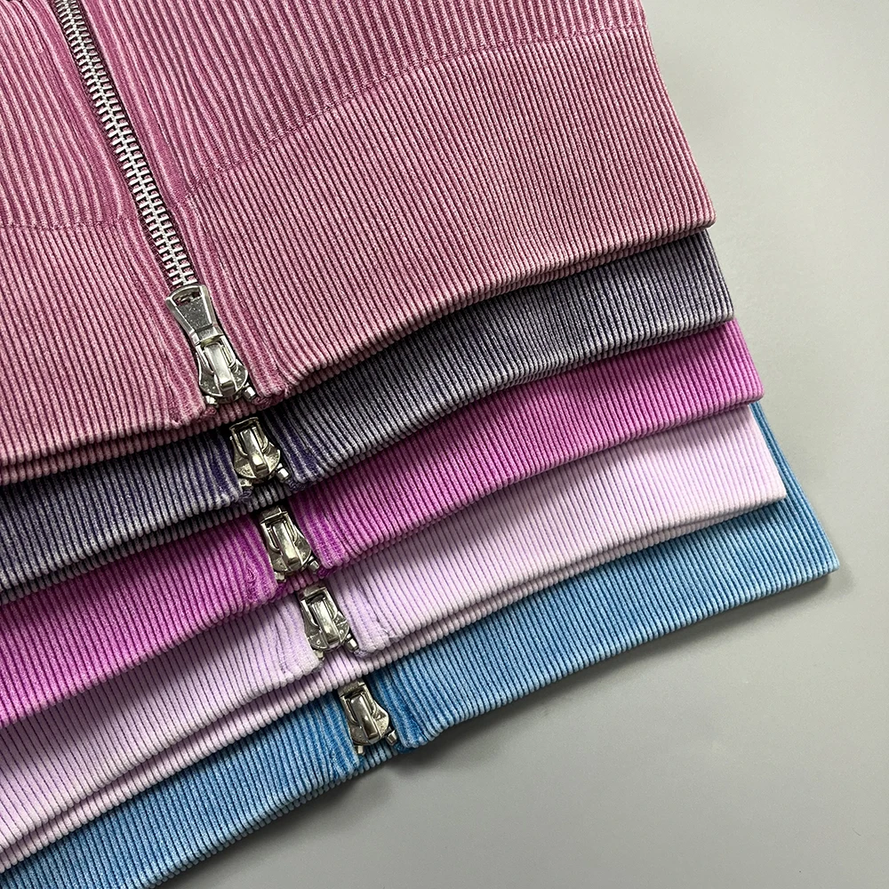 Seamless Yoga Set Women 2 Piece Outfits Gym Suits Sports Zipper Clothes Workout Tracksuit Fitness Sportswear Athletic