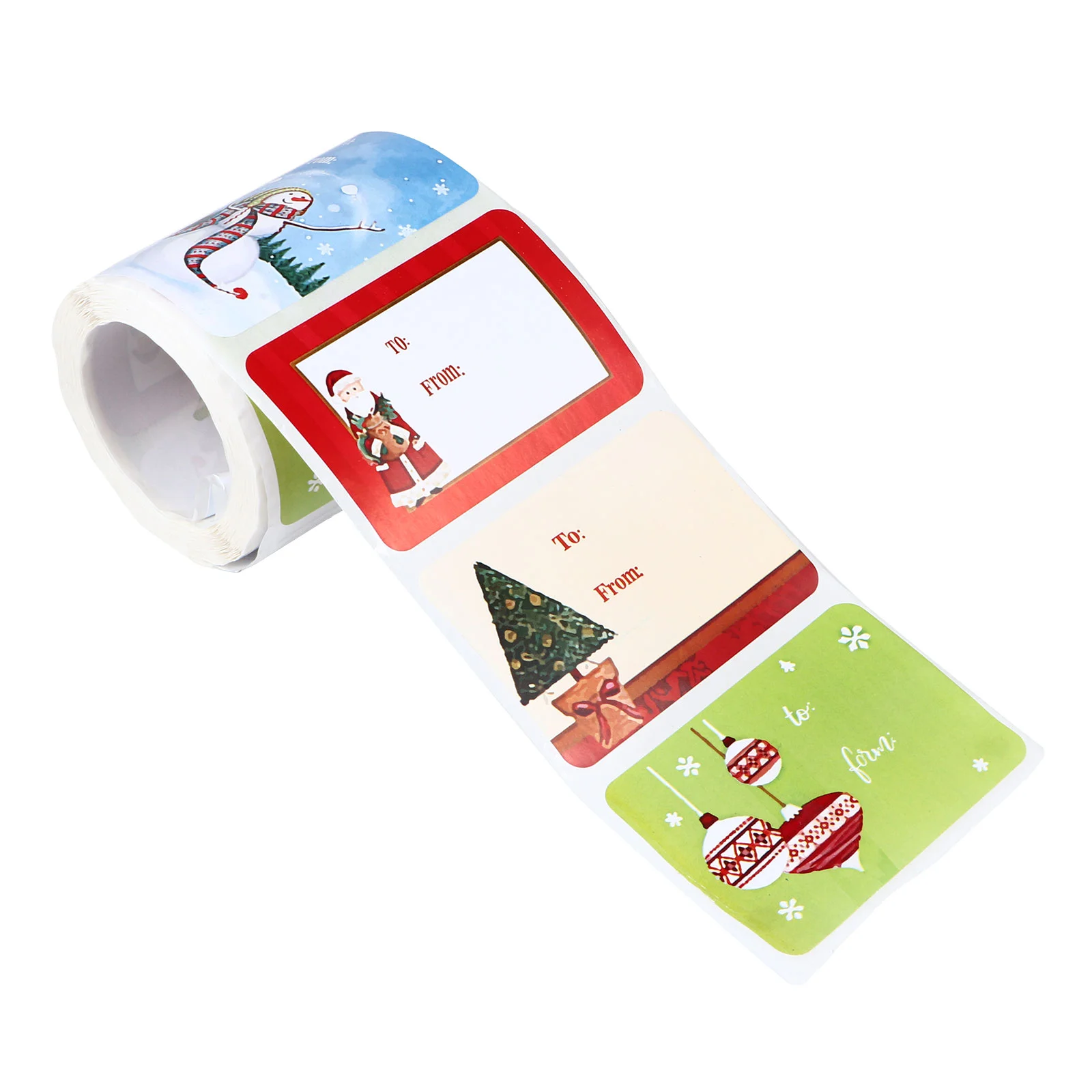 250 шт. рождественские наклейки этикетки упаковочная печать самоклеящаяся