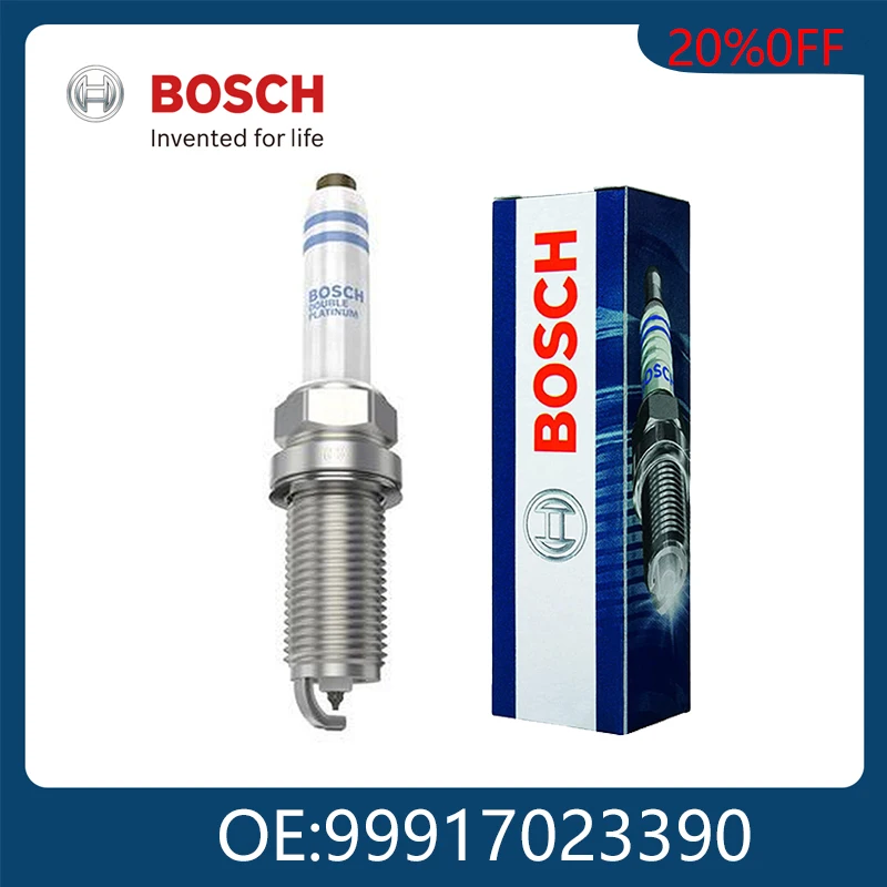 

BOSCH Original Genuine OE 0242245585 99917023390 Auto Platinum Spark Plug For PORSCHE Cayenne Macan Panamera 92A 95B Car Parts