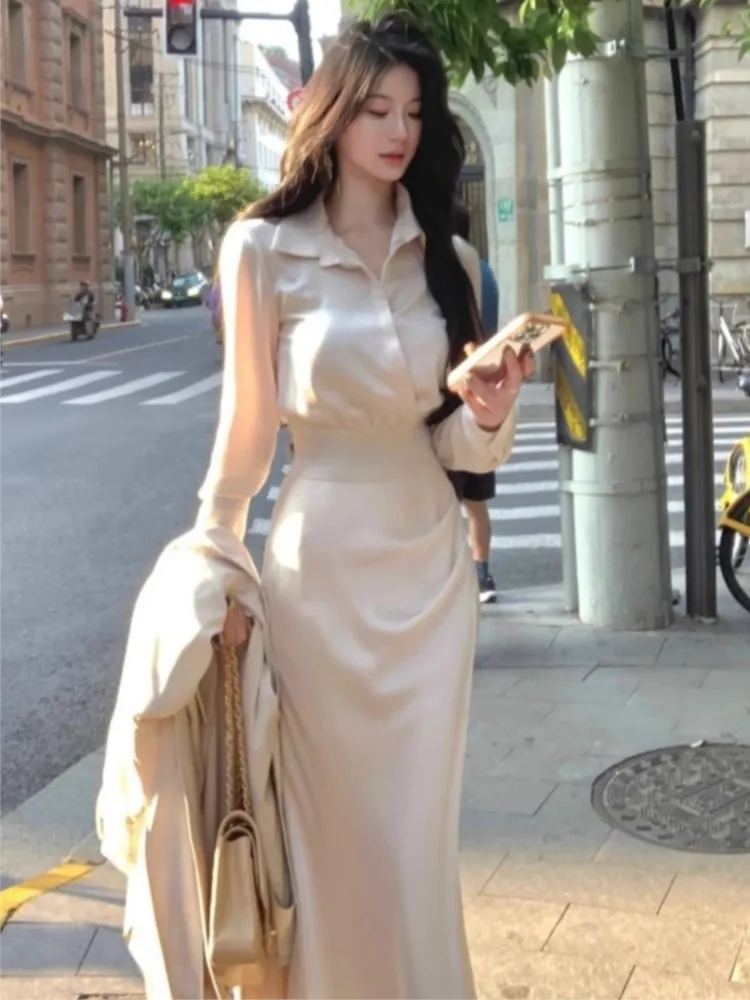 Женский офисный комплект из 2 предметов элегантная Однотонная рубашка с длинным