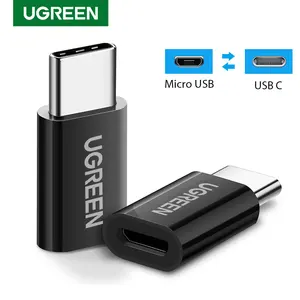 Ugreen OTG Type C переходник Micro USB To Type C мама на папа адаптер зарядки для iPad Xiaomi 10 Pro Type-c разъем переходник USB Type C