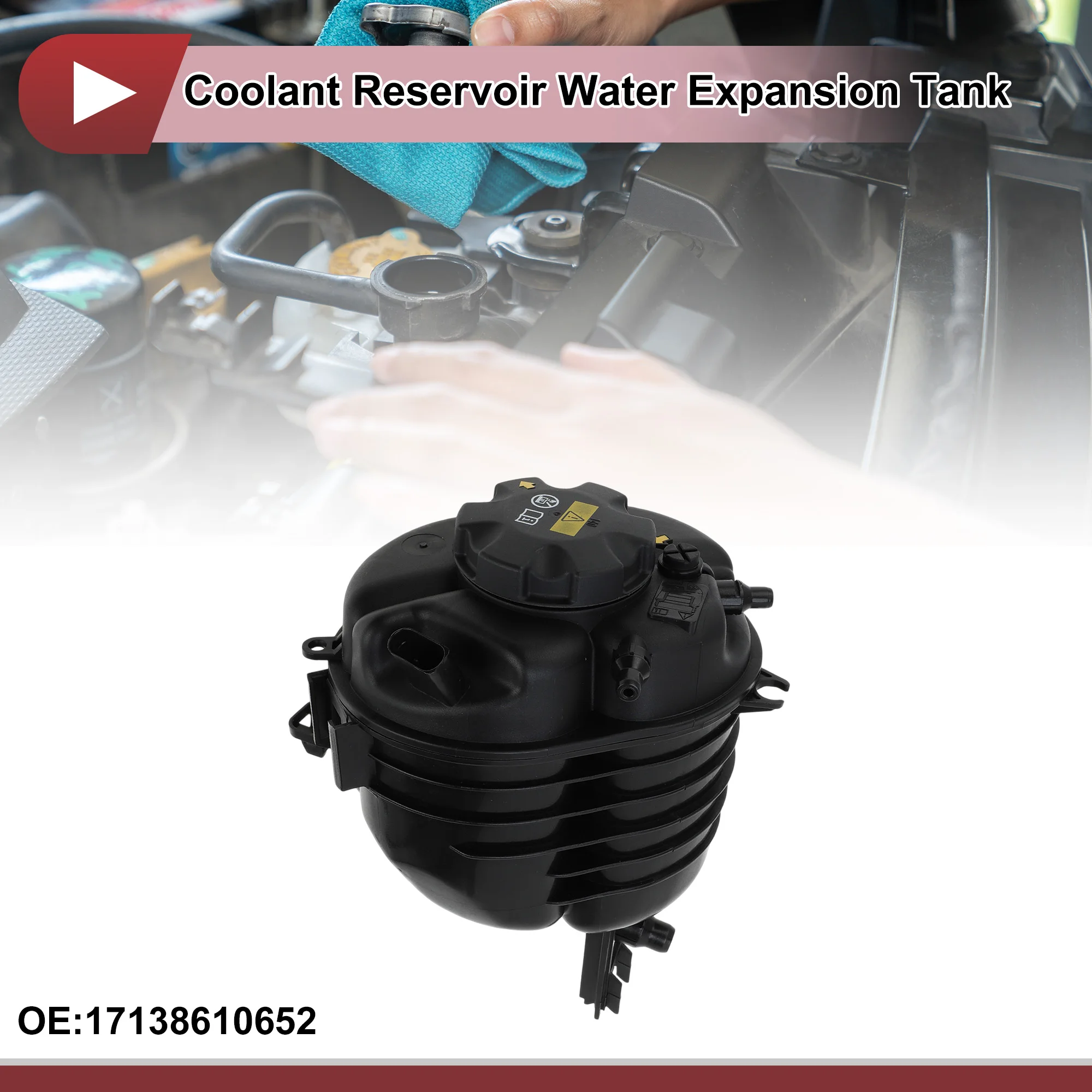 UXCELL Резервуар для охлаждающей жидкости двигателя Расширительный бачок BMW 330i