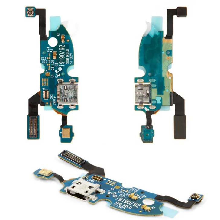 

Плоский кабель, совместимый с Samsung Galaxy S4 Mini I9190 I9192 I9195 (микрофон, разъем для зарядки, с комплектующими), запасные части