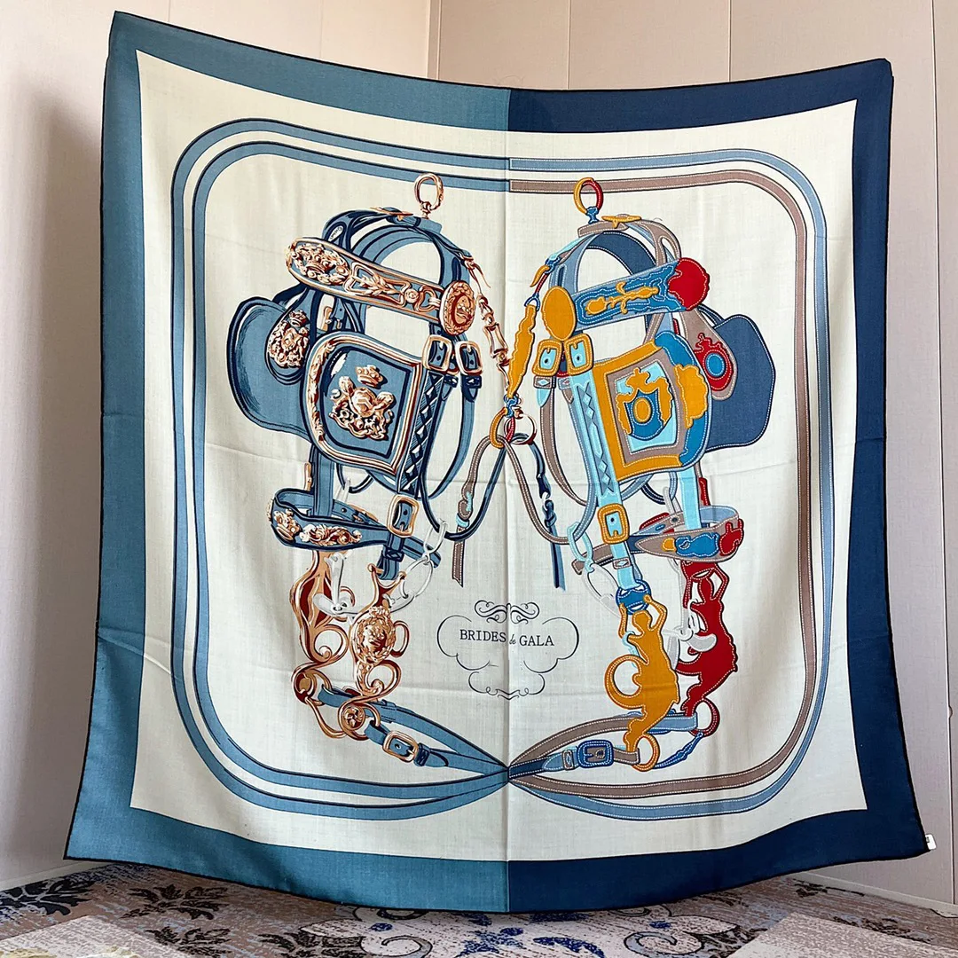 

Winter Female Scarf Her** Double-sided Printing Design Cashmere Scarf 140cm Warm Wraps Fashion Shawl Women's Stole Hot Pashmina