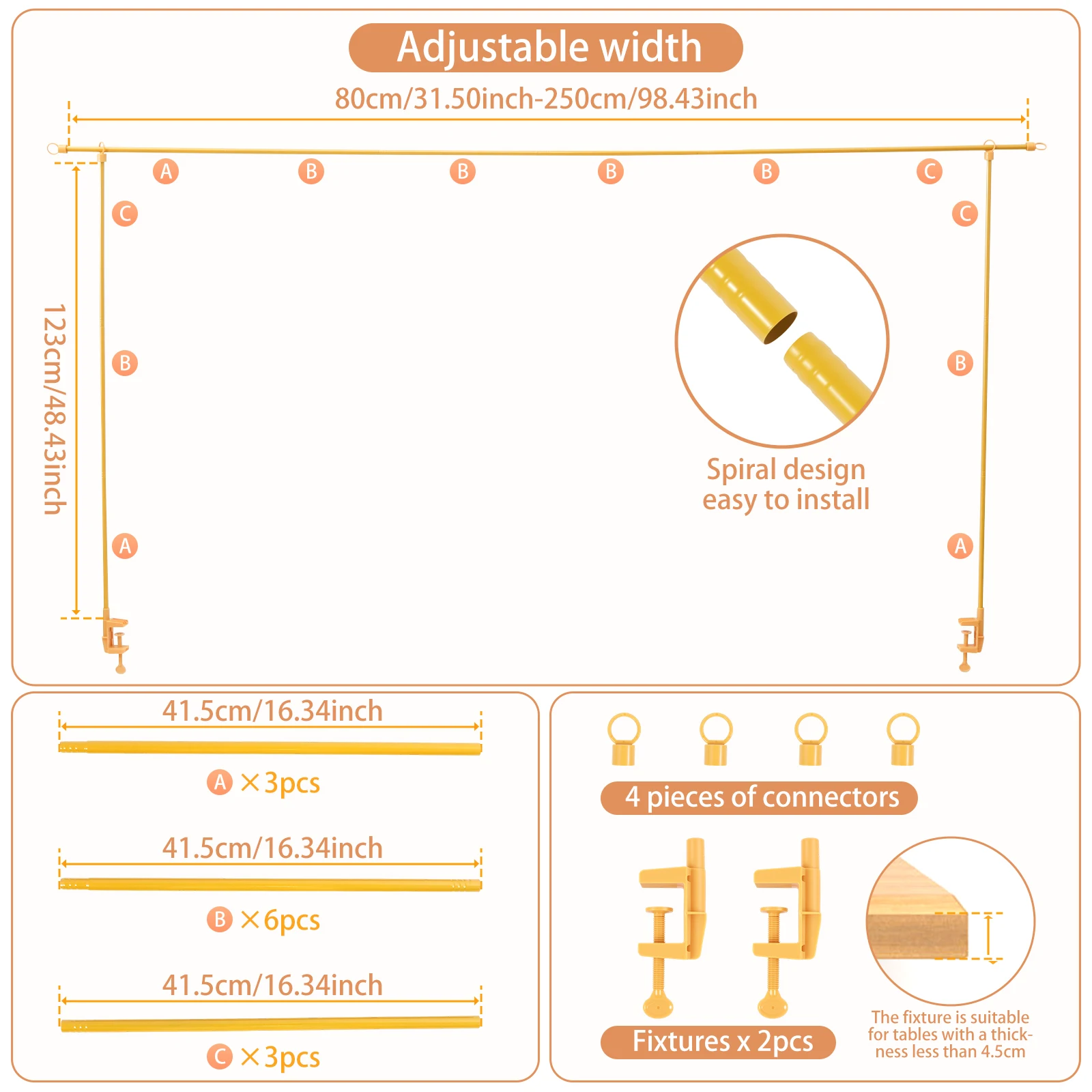 

Настольная арочная подставка для воздушных шаров
