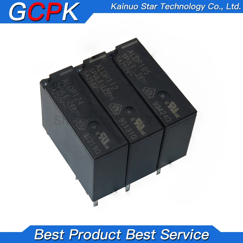 Реле ALDP105 ALDP112 ALDP124 ALDP105W ALDP112W ALDP124W 5 в 12 В 24 В 5 А 250 В DIP4 новое и оригинальное, 5 шт.