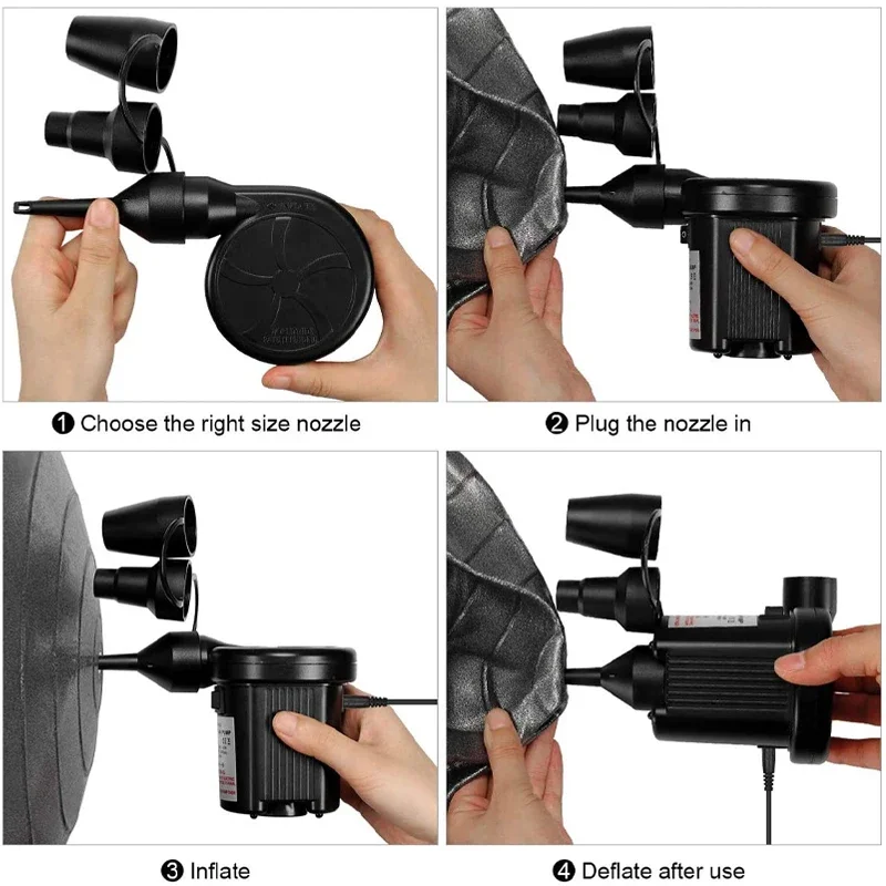 Новый портативный надувной насос электрический воздушный матрас для лодки