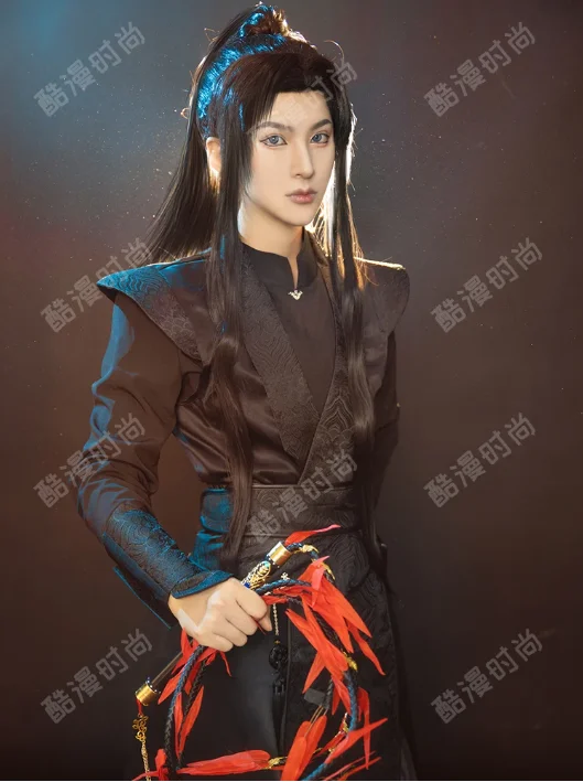 Тянь Гуань Ci Fu Mo Ran Cos Костюм Эрха и его белый кот Мастер Косплей Набор Древний