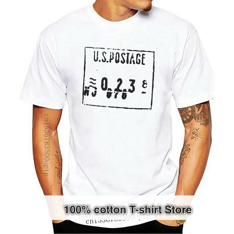 

2019 Summer Cool Tee Shirt US POSTAGE STAMP USA AMERICA MAIL POST OFFICE LETTER RETRO MENS T-SHIRT TEE Funny T-shirt