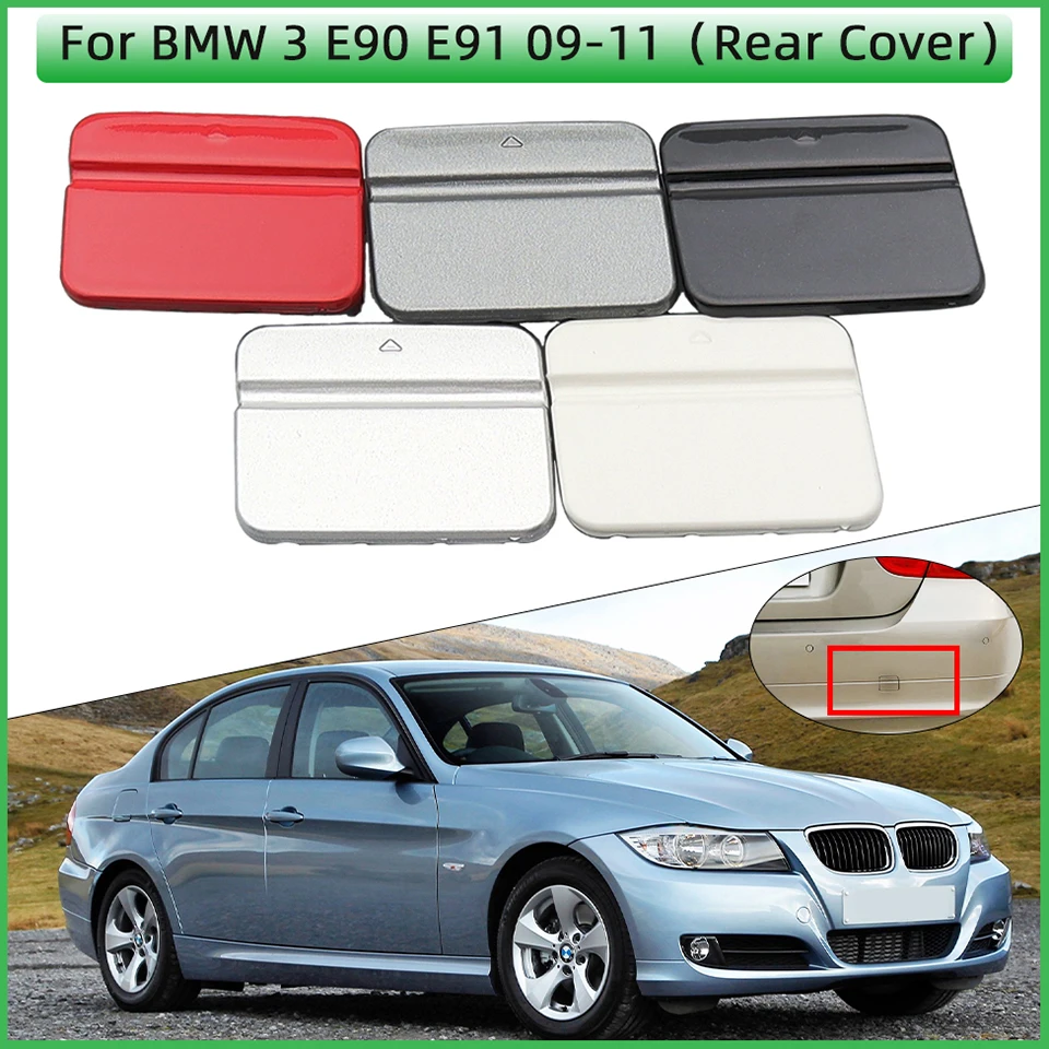 

Rear Bumper Towing Hook Cover Lid For BMW 3 E90/E91 LCI 318 320 323 325 328 330 335 2009 2010 2011 51127202673 Cap Trim Garnish