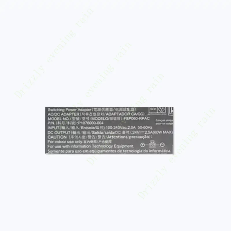 Оригинальный FSP060-RPAC 24 В 2 5 А 60 Вт отверстия контакта P 1076000 -004 Адаптер переменного