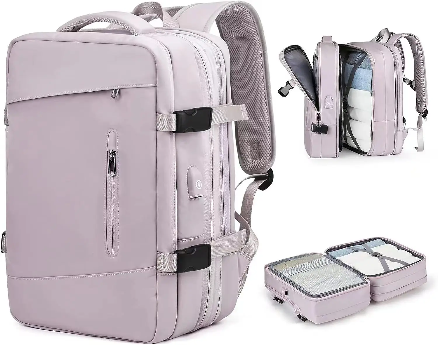 Вместительный многофункциональный дорожный рюкзак унисекс для ноутбука легкий