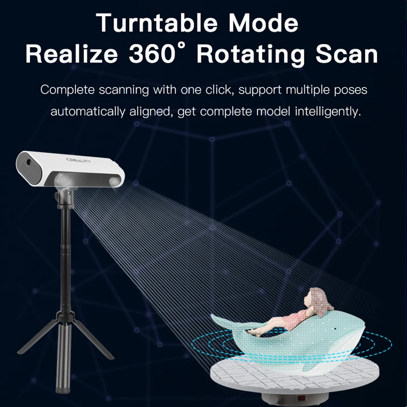 3D сканер CREALITY CR-Scan 01 для моделирования до 0 1 мм портативная высокоточная
