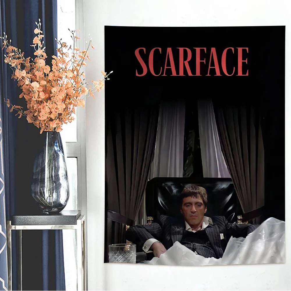 Фильм S-Scarface аниме гобелен висит Таро хиппи настенные коврики листы для общежития