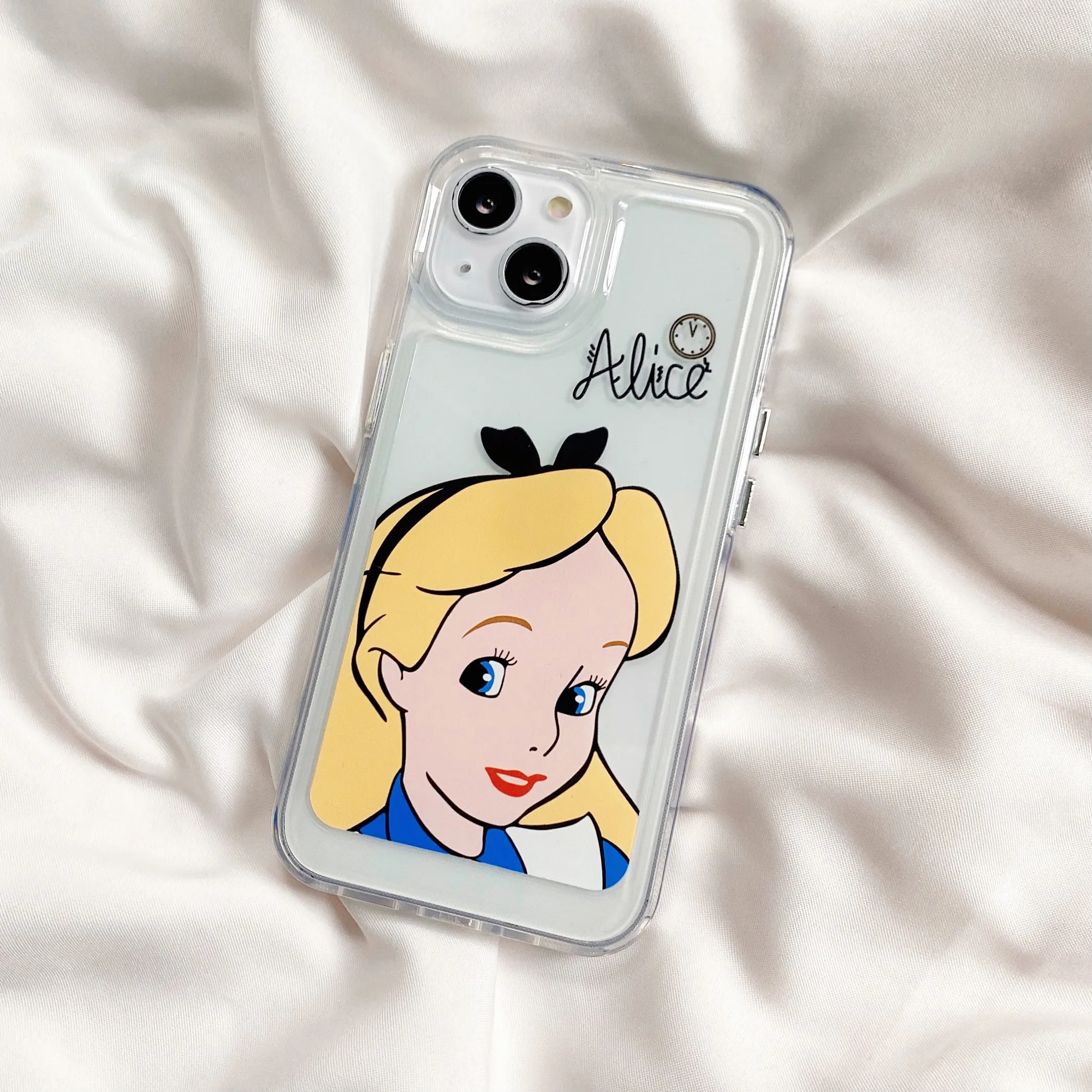 Disney Princess Snow White Cinderella Space Phone Cases For iPhone 13 12 11 Pro Max XR XS MAX X Back Cover
