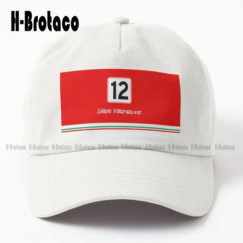 

Legends - Gilles Villeneuve [1979] Dad Hat Captains Hat Personalized Custom Unisex Adult Teen Youth Summer Baseball Cap Art