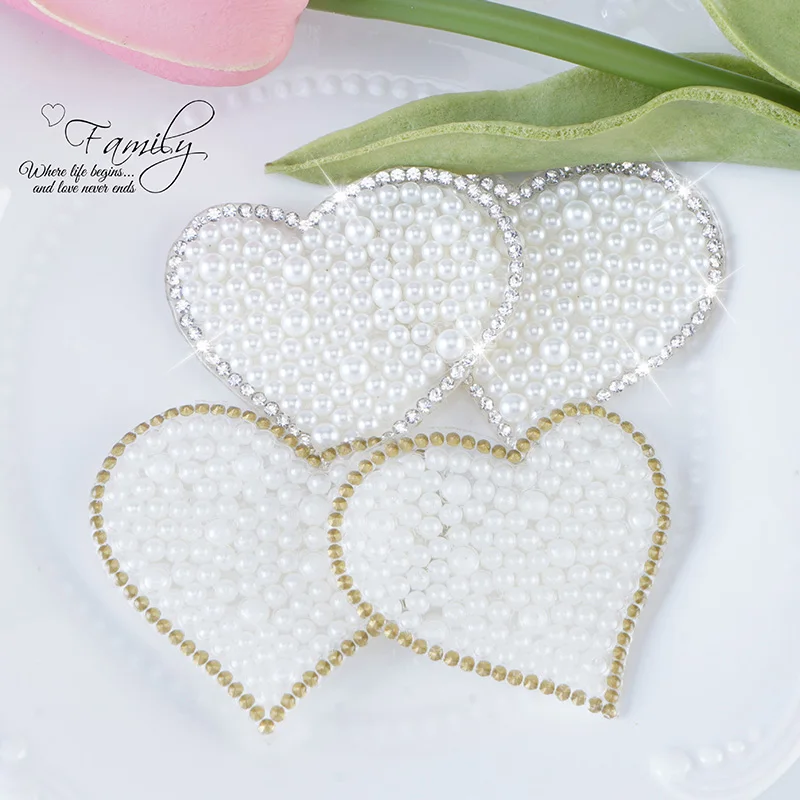 Термоклейкие нашивки искусственная аппликация жемчужные термозначки шитье