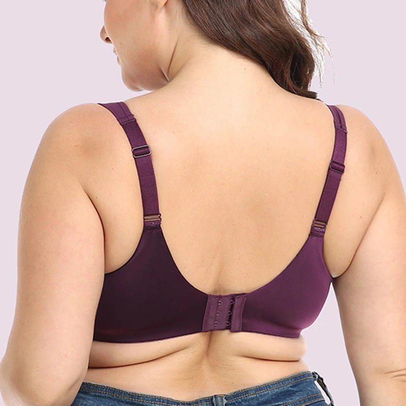 Wireless Minimizer Bra for Women Full Figure Non Padded Support Smooth Underwear Female Wider Adjustable Straps Lingerie 38 40 G