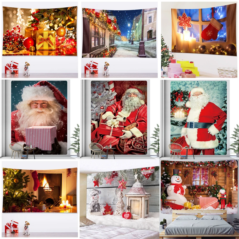 

Home Decor Christmas Tree Tapestry Art Deco Tapestry Bohemian Decor Hippie Christmas Bedroom Tapestry 230x180cm tapiz