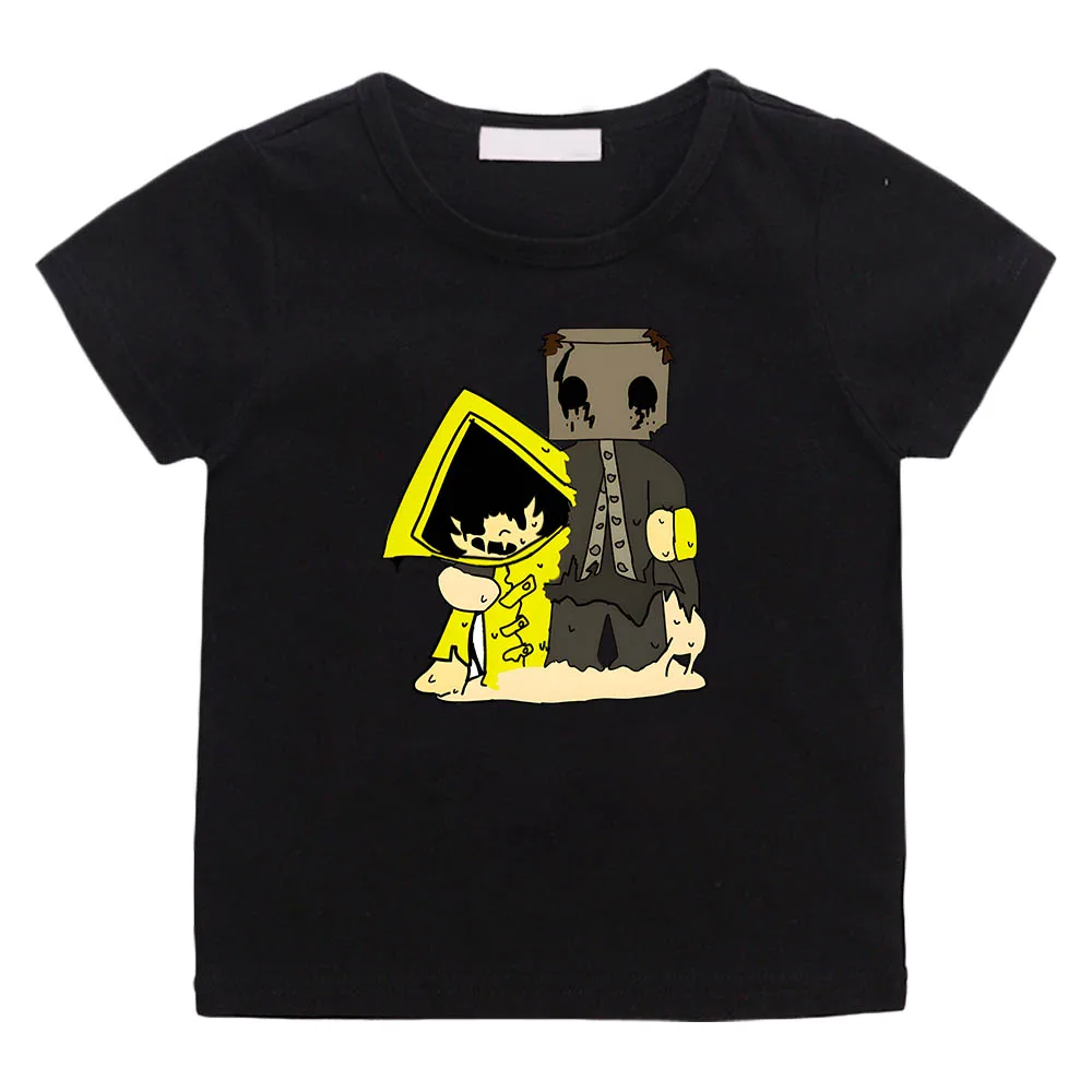 

Футболка с коротким рукавом для мальчиков и девочек, из натурального хлопка