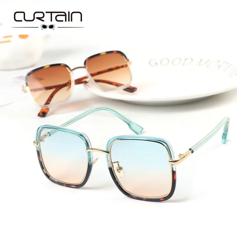 

Детские солнцезащитные очки высокого качества с металлической оправой и золотыми дужками, летние уличные очки, пляжные дорожные очки для м...