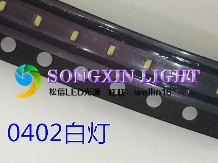 4000 шт./лот SMD SMT 0402 ультра яркий оранжевый/янтарный светодиодный светильник 600-610 нм